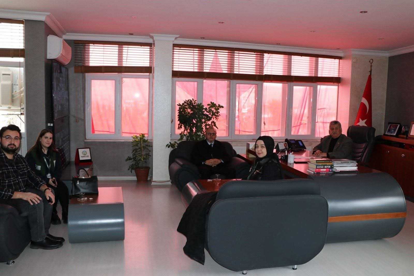 BAMKOM Bağımlılıkla Mücadele Yetkilileri Belediye Başkanımızı Ziyaret Ettiler