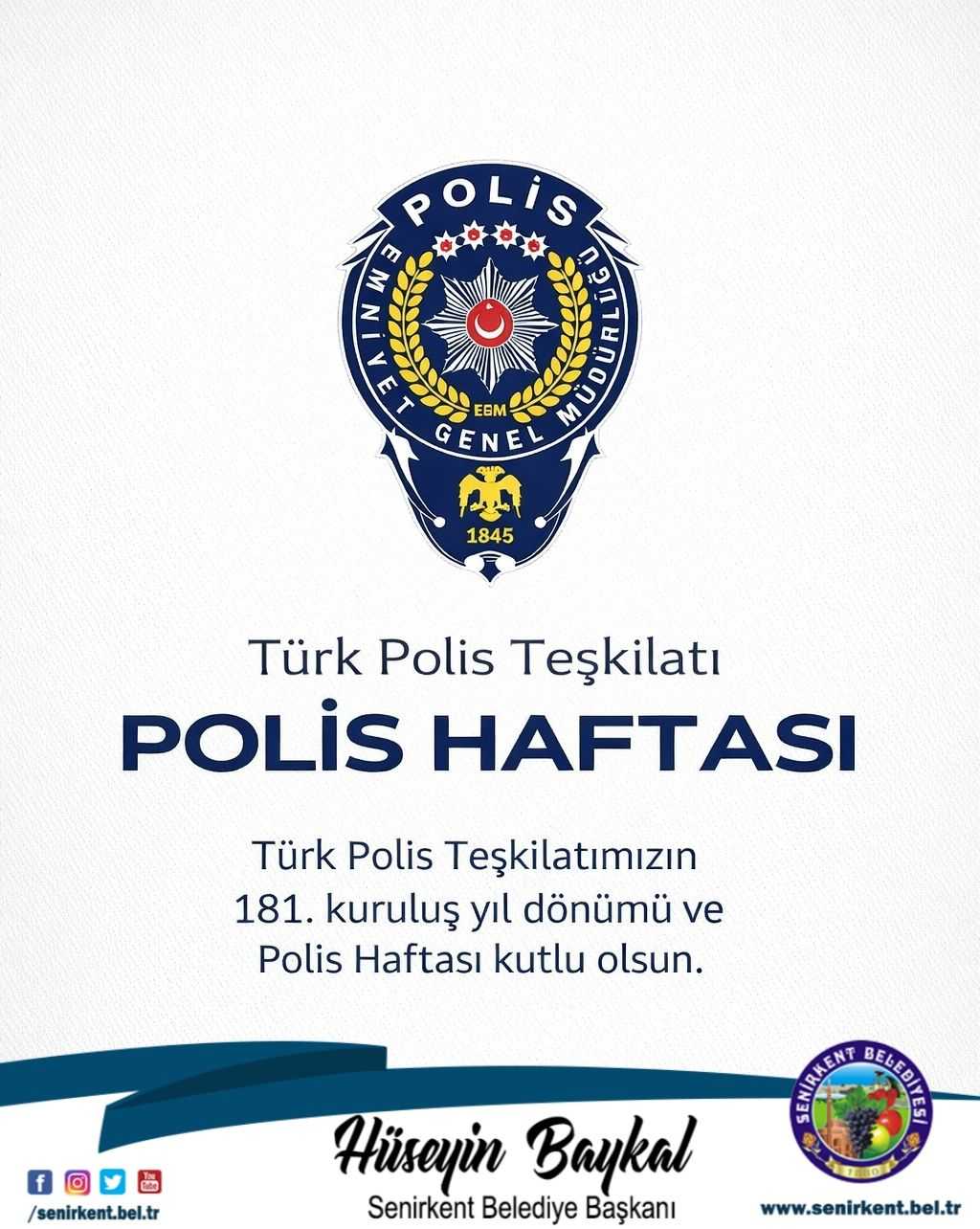 Polis Haftası Kutlu Olsun